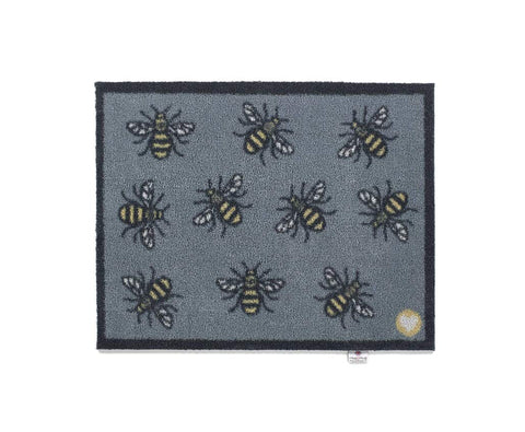Hug Rug - Bee 2 Design - Highly Absorbent Indoor Barrier Mat - Available in 2 sizes Mat and Long Runner