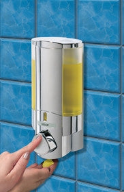 Aviva Chrome Single Soap and Gel Dispenser