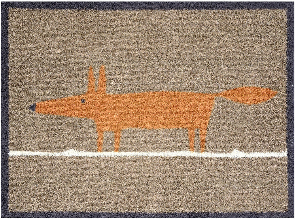Turtle Mat - Mr Fox (Scion) Design -  Multi-Grip backing 60X85cm