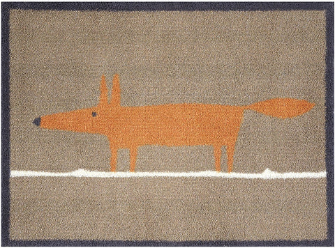 Turtle Mat - Mr Fox (Scion) Design -  Multi-Grip backing 60X85cm