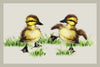 Wash+Dry doormat 50x70cm Country Ducklings, Anti-fade, anti-slip back washable