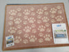 Wash+Dry doormat 50x70cm Paws-Neutral, Anti-fade, anti-slip washable