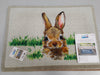Wash+Dry doormat 50x70cm Country Hare, Anti-fade, anti-slip washable